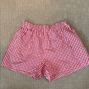 Red Gingham Women's Shorts